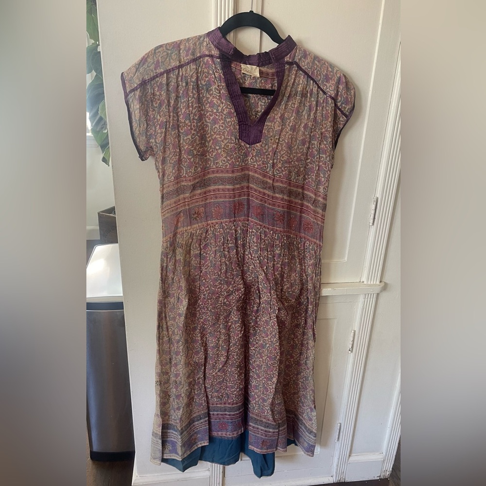 French Gear Vintage Boho Midi Dress